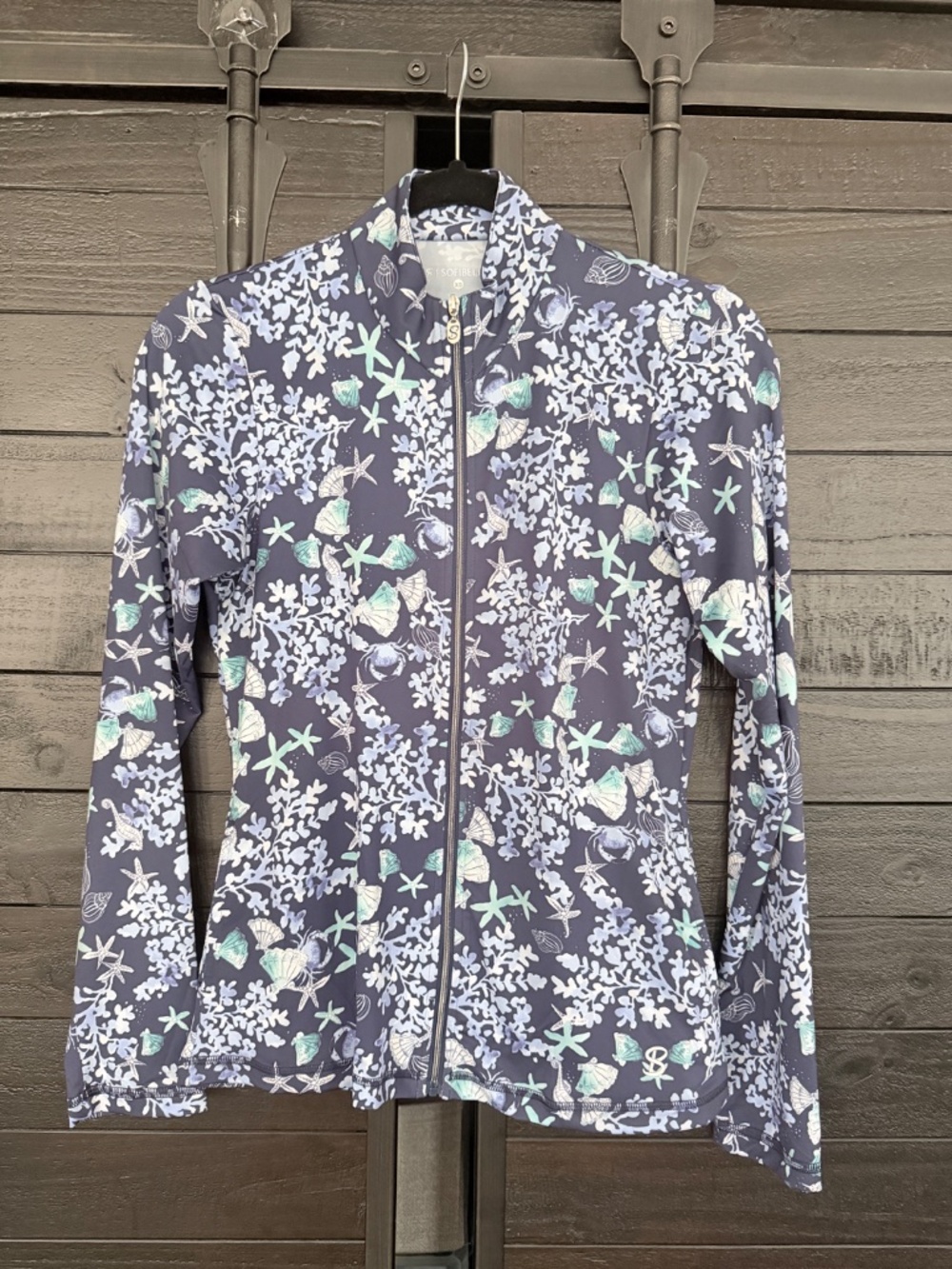 SOFIBELLA Lightweight Full-zip jacket, sz XS
